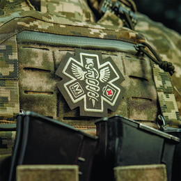 M-Tac нашивка Paramedic (вишивка) Ranger Green. Фото 6