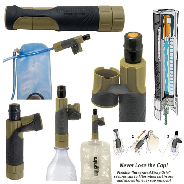 Aquamira Фільтр для води портативний Frontier Pro Military. Фото 3