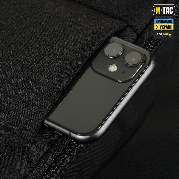 M-Tac сумка Sphaera Hardsling Bag Large Elite Black. Фото 11