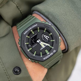 Годинник Casio G-Shock GA-2110SU-3ADR Olive. Фото 6