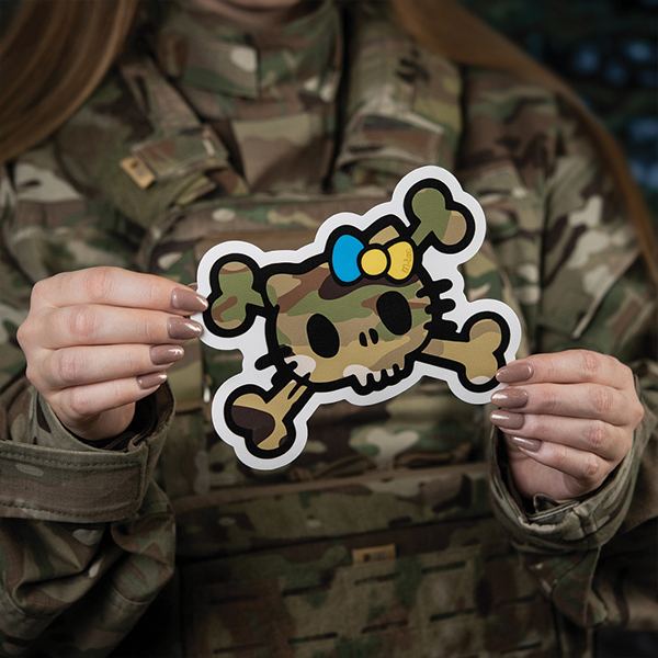 M-Tac наклейка Hello Kitty Large Multicam. Фото 2