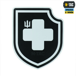 M-Tac наклейка Хрест ЗСУ Black
