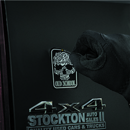 M-Tac наклейка Old School Small світловідбиваюча Black. Фото 4
