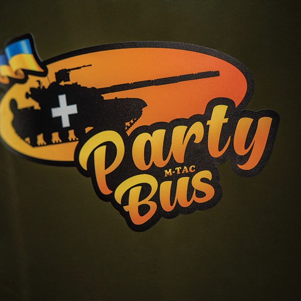M-Tac наклейка Party Bus Large Yellow/Orange. Фото 3