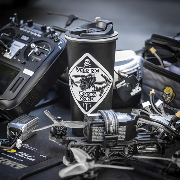 M-Tac наклейка Drones Zone світловідбиваюча Small Black. Фото 7