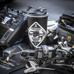 M-Tac наклейка Drones Zone світловідбиваюча Small Black. Фото 7