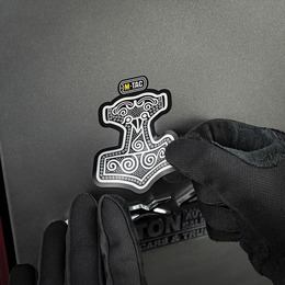 M-Tac наклейка Mjölnir Large світловідбиваюча Black. Фото 6