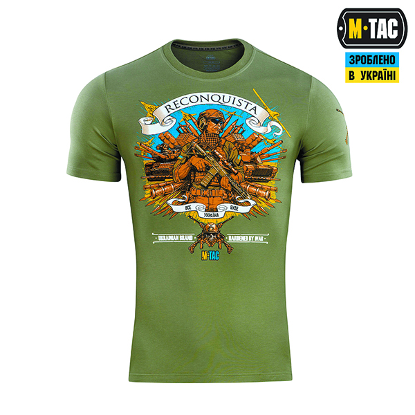 M-Tac футболка Reconquista Light Olive. Фото 2