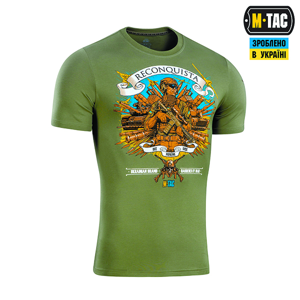 M-Tac футболка Reconquista Light Olive. Фото 3