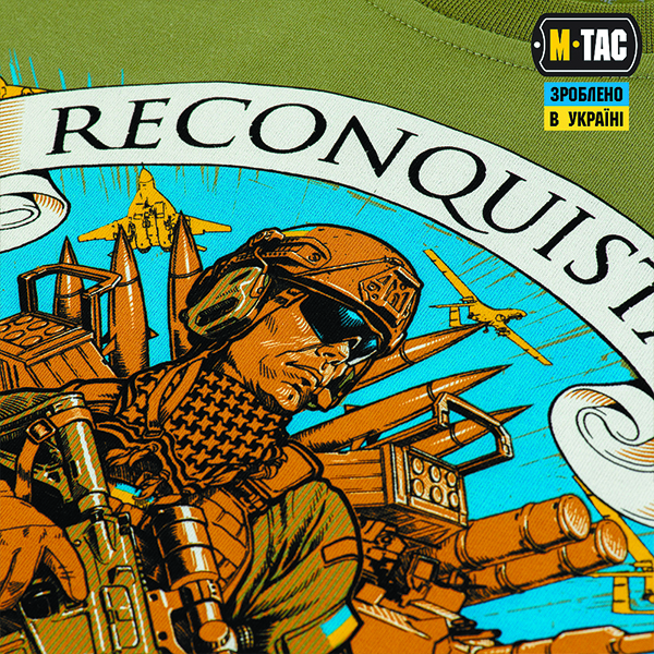M-Tac футболка Reconquista Light Olive. Фото 6