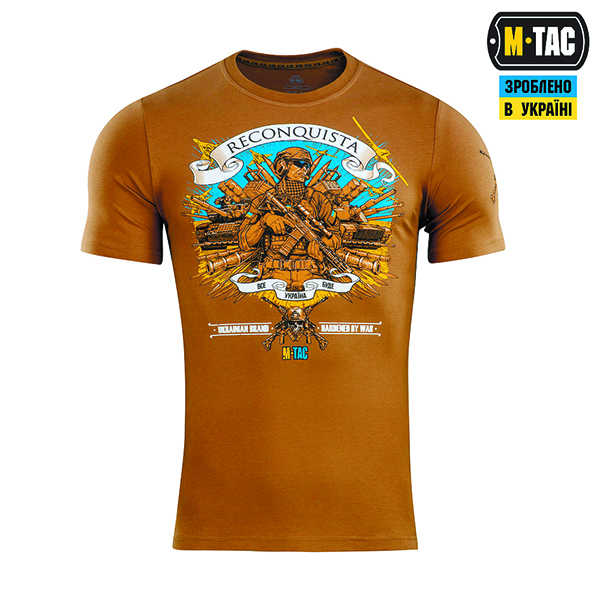 M-Tac футболка Reconquista Coyote Brown. Фото 2