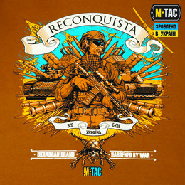 M-Tac футболка Reconquista Coyote Brown. Фото 5