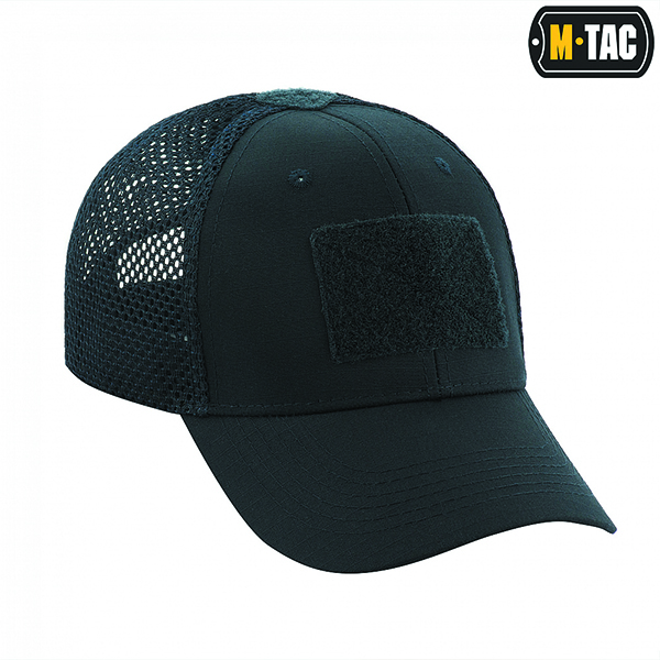 M-Tac бейсболка з липучкою та сіткою Flex ріп-стоп Dark Navy Blue. Фото 2