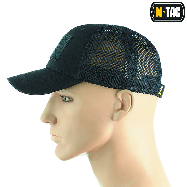 M-Tac бейсболка з липучкою та сіткою Flex ріп-стоп Dark Navy Blue. Фото 3