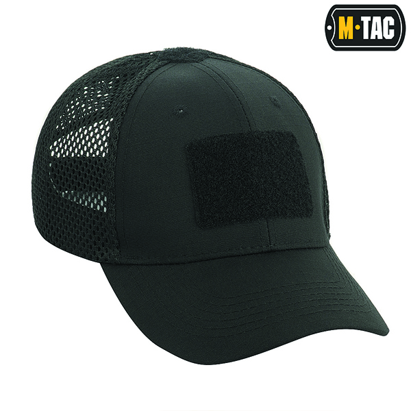 M-Tac бейсболка з липучкою та сіткою Flex ріп-стоп Black. Фото 2