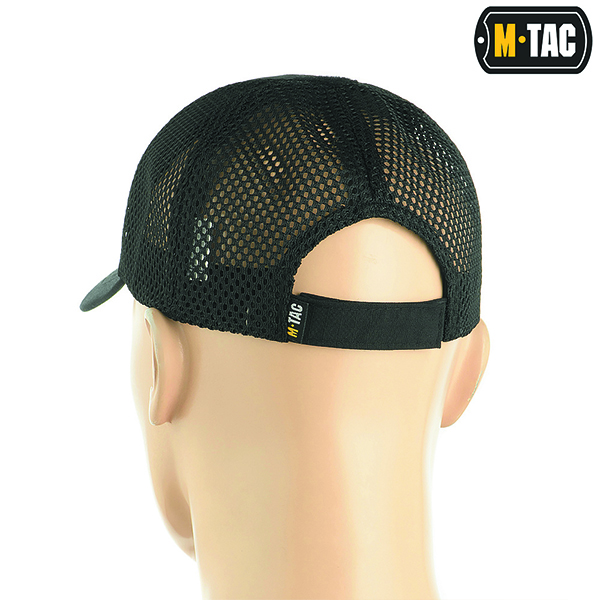 M-Tac бейсболка з липучкою та сіткою Flex ріп-стоп Black. Фото 4