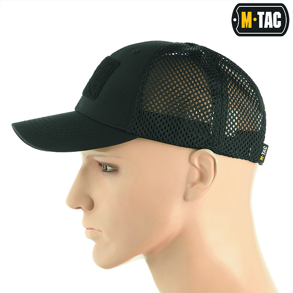 M-Tac бейсболка з липучкою та сіткою Flex ріп-стоп Black. Фото 5