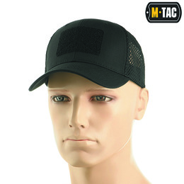 M-Tac бейсболка з липучкою та сіткою Flex ріп-стоп Black. Фото 3