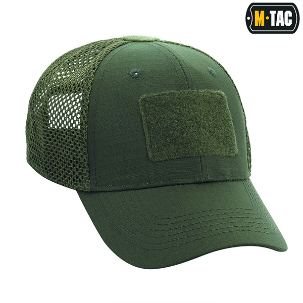 M-Tac бейсболка з липучкою та сіткою Flex ріп-стоп Army Olive. Фото 2