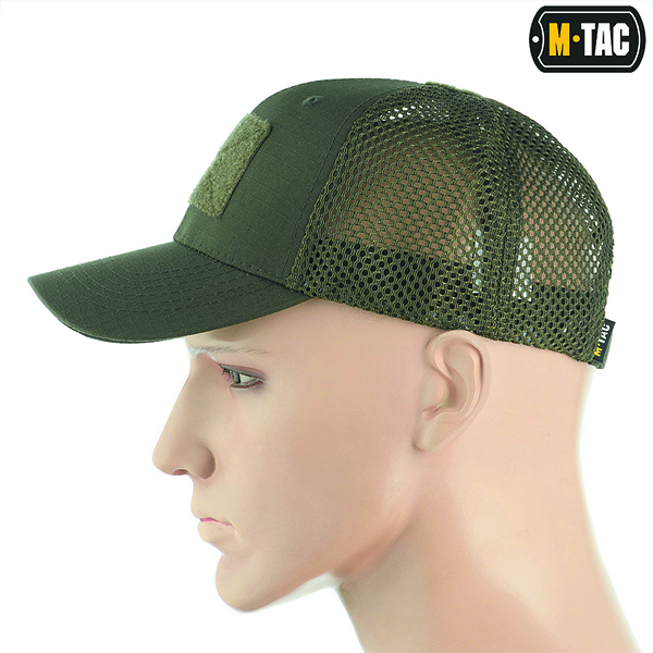 M-Tac бейсболка з липучкою та сіткою Flex ріп-стоп Army Olive. Фото 5