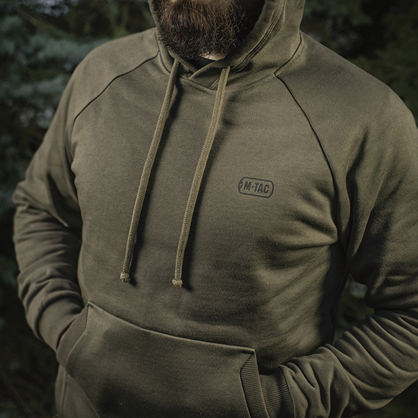 M-Tac кофта Hoodie Cotton Raglan Hard Dark Olive. Фото 14