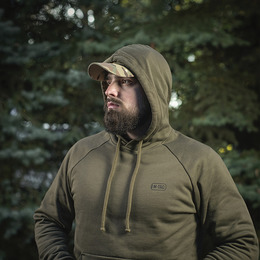 M-Tac кофта Hoodie Cotton Raglan Hard Dark Olive. Фото 11