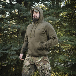 M-Tac кофта Hoodie Cotton Raglan Hard Dark Olive. Фото 9