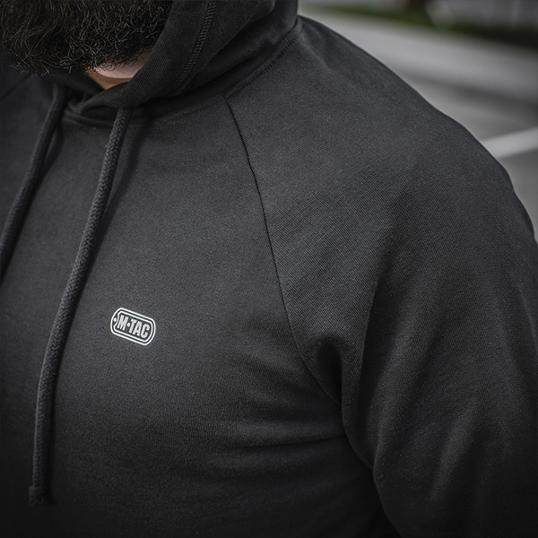 M-Tac кофта Hoodie Cotton Raglan Hard Black. Фото 12