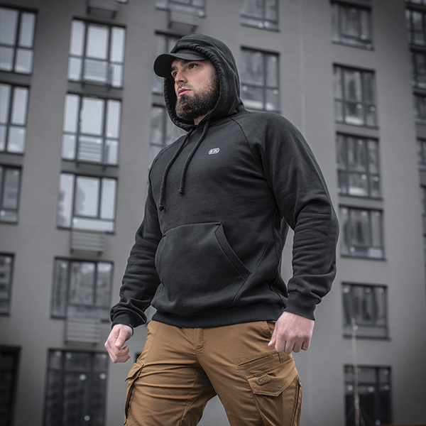 M-Tac кофта Hoodie Cotton Raglan Hard Black. Фото 8