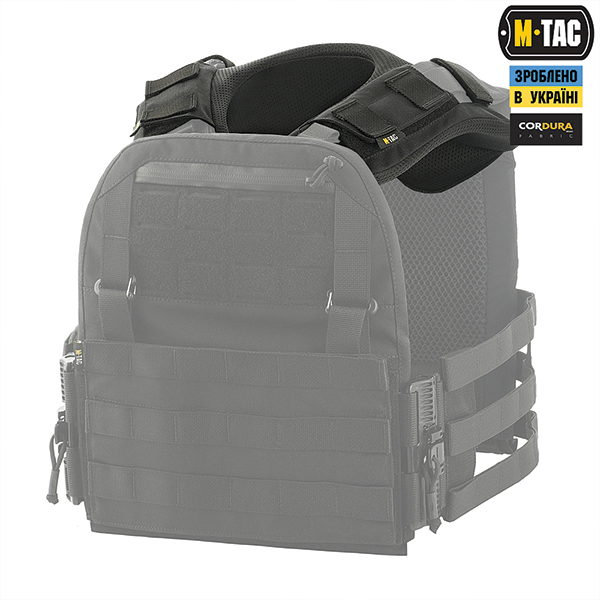 M-Tac демпфер плечовий для плитоноски Cuirass QRS Black. Фото 3