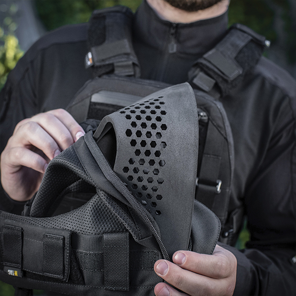 M-Tac демпфер плечовий для плитоноски Cuirass QRS Black. Фото 5