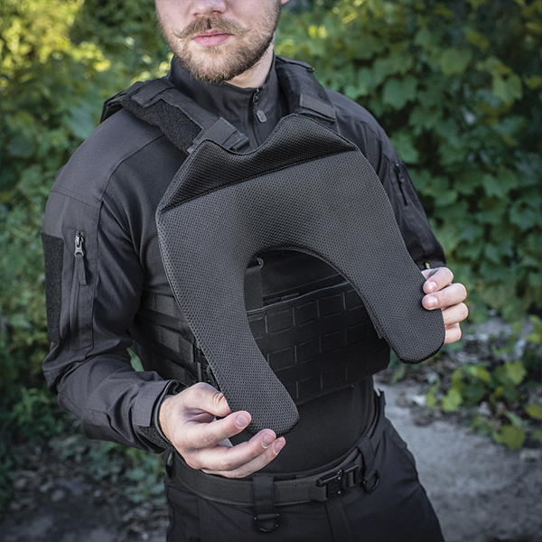 M-Tac демпфер плечовий для плитоноски Cuirass QRS Black. Фото 6