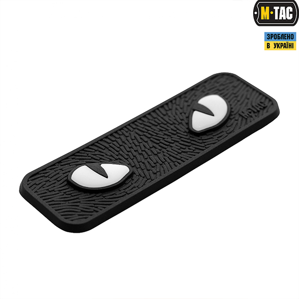 M-Tac нашивка Cat Eyes 3D PVC Black. Фото 2