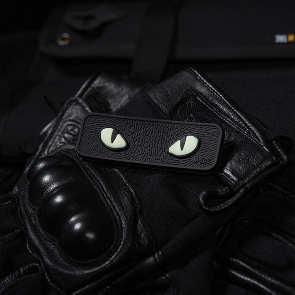 M-Tac нашивка Cat Eyes 3D PVC Black. Фото 6