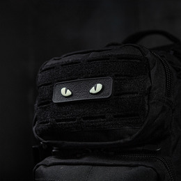 M-Tac нашивка Cat Eyes 3D PVC Black. Фото 14