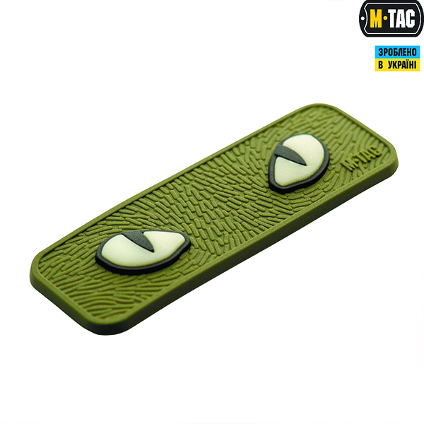 M-Tac нашивка Cat Eyes 3D PVC Olive. Фото 3