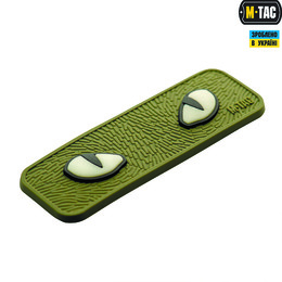 M-Tac нашивка Cat Eyes 3D PVC Olive. Фото 3