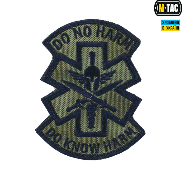M-Tac нашивка Do No Harm олива