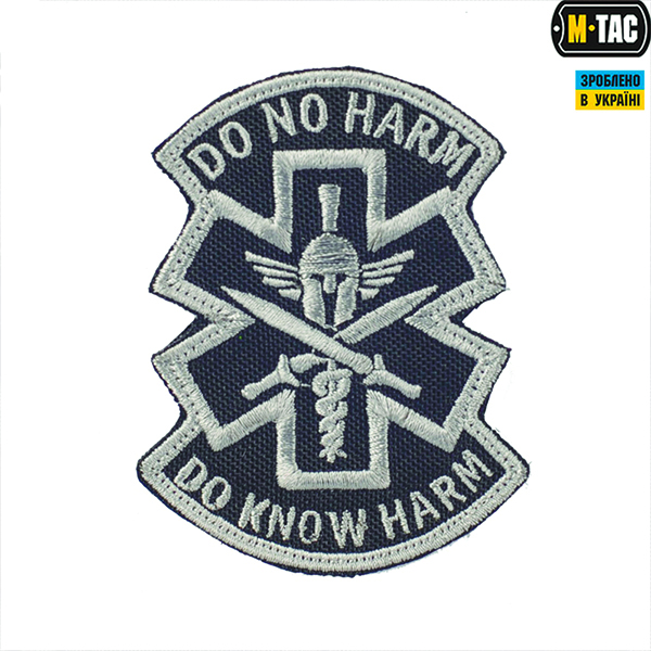 M-Tac нашивка Do No Harm чорна