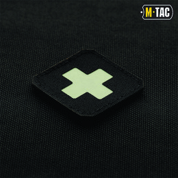 M-Tac нашивка Medic Cross Laser Cut Black/GID. Фото 3