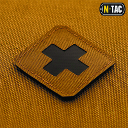 M-Tac нашивка Medic Cross Laser Cut Coyote/Black