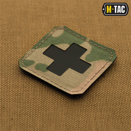 M-Tac нашивка Medic Cross Laser Cut Multicam/Black