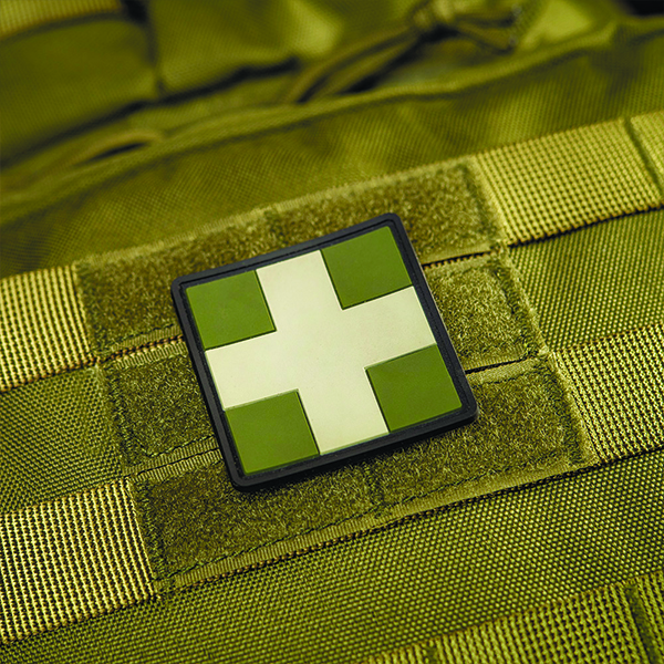 M-Tac нашивка Medic Cross Square PVC Olive. Фото 4