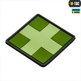 M-Tac нашивка Medic Cross Square PVC Olive