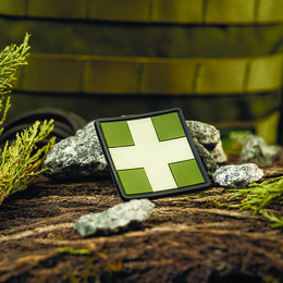 M-Tac нашивка Medic Cross Square PVC Olive. Фото 3