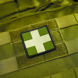 M-Tac нашивка Medic Cross Square PVC Olive. Фото 4