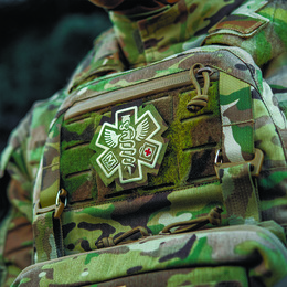 M-Tac нашивка Paramedic (вишивка) Multicam