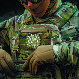 M-Tac нашивка Paramedic (вишивка) Multicam. Фото 4
