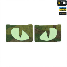 M-Tac нашивка Tiger Eyes Laser Cut (пара) Multicam