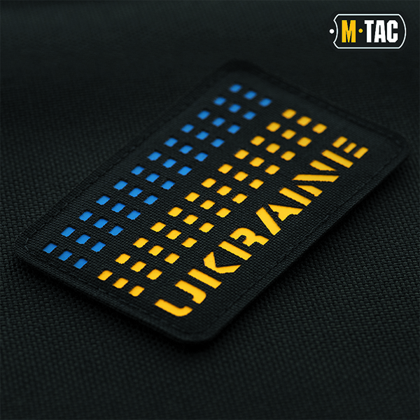 M-Tac нашивка Ukraine Laser Cut Black/Yellow/Blue. Фото 2